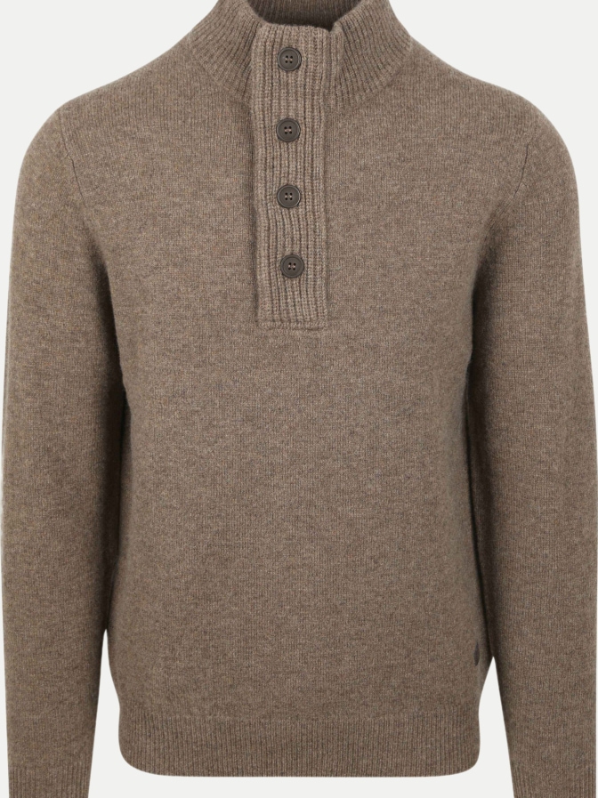 Barbour Wollpullover mit Troyer-Kragen bei Robert Ley