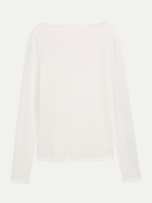 Tom Tailor Denim Langarmshirt mit U-Boot-Ausschnitt 10332-off white bei Robert Ley