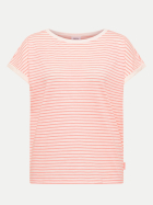 Cecil T-Shirt mit Streifen 27762-coral bei Robert Ley