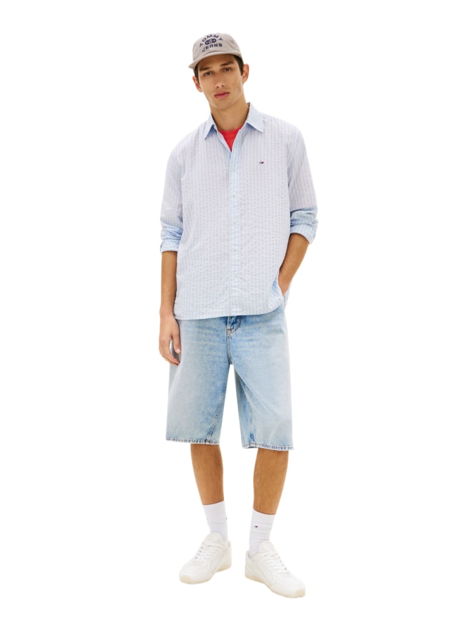 Tommy Jeans Freizeithemd in Seersucker-Qualität bei Robert Ley
