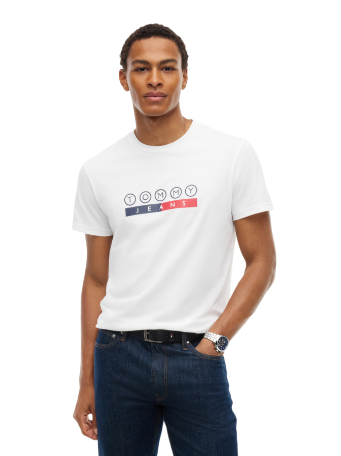 Tommy Jeans T-Shirt mit Logo-Print bei Robert Ley