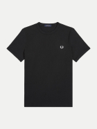 FRED PERRY Ringer T-Shirt 102-black bei Robert Ley