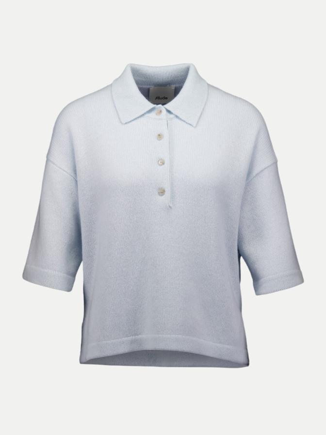 ALLUDE Sweatoberteil mir Polokragen bei Robert Ley