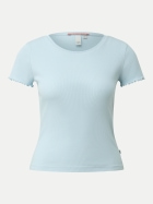 Q/S designed by T-Shirt mit Bordüre 5104-BLUE bei Robert Ley