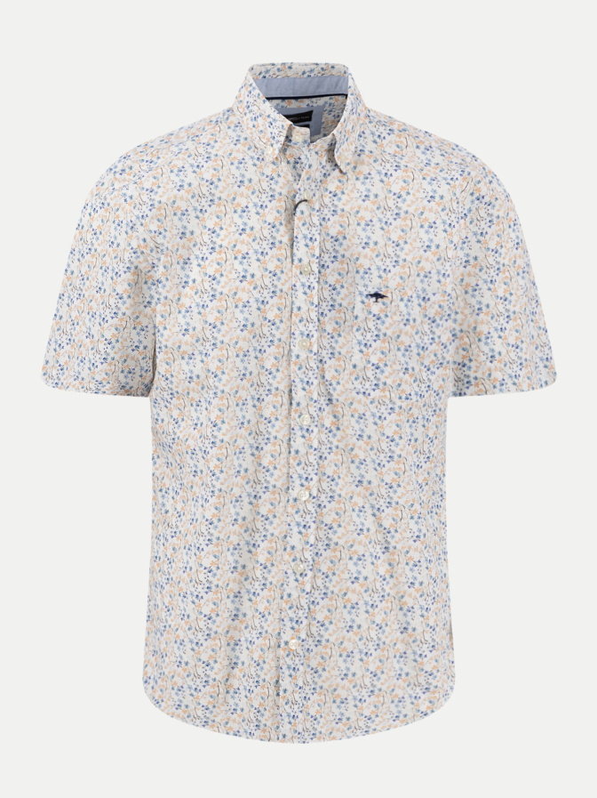Fynch-Hatton Kurzarmhemd mit Allover bei Robert Ley