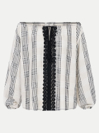 Gitta Banko Bluse CHARLIE sand check bei Robert Ley