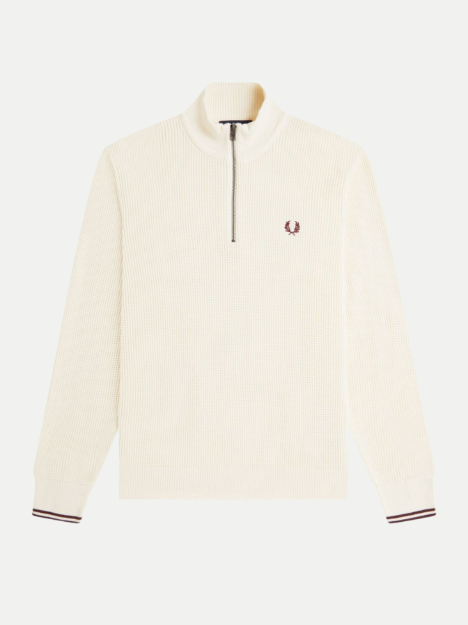 Fred Perry Troyer mit Waffel-Struktur bei Robert Ley