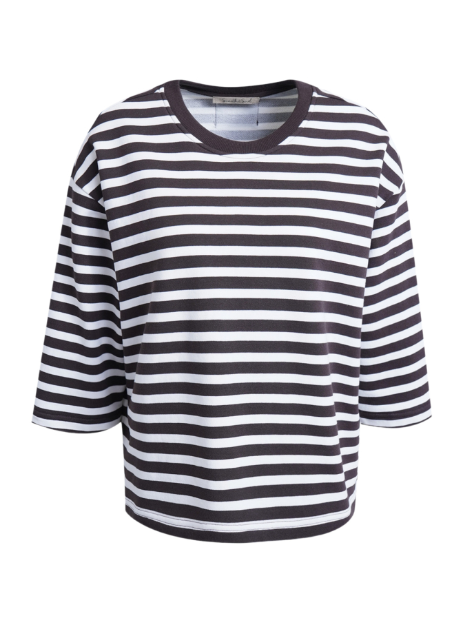 Smith & Soul Sweatshirt mit Streifenmuster bei Robert Ley