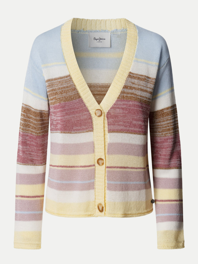 Pepe Jeans Gestreifte Strickjacke ANYA bei Robert Ley