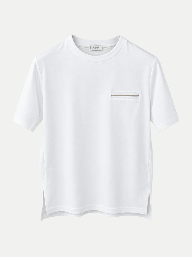Peserico T-Shirt mit Brusttasche bei Robert Ley