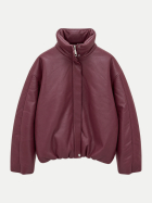 Anine Bing Lederjacke Cyrus burgundy bei Robert Ley