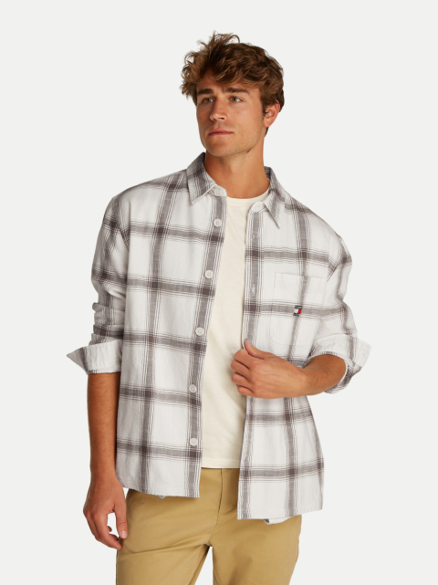 Tommy Jeans Overshirt mit Karomuster bei Robert Ley
