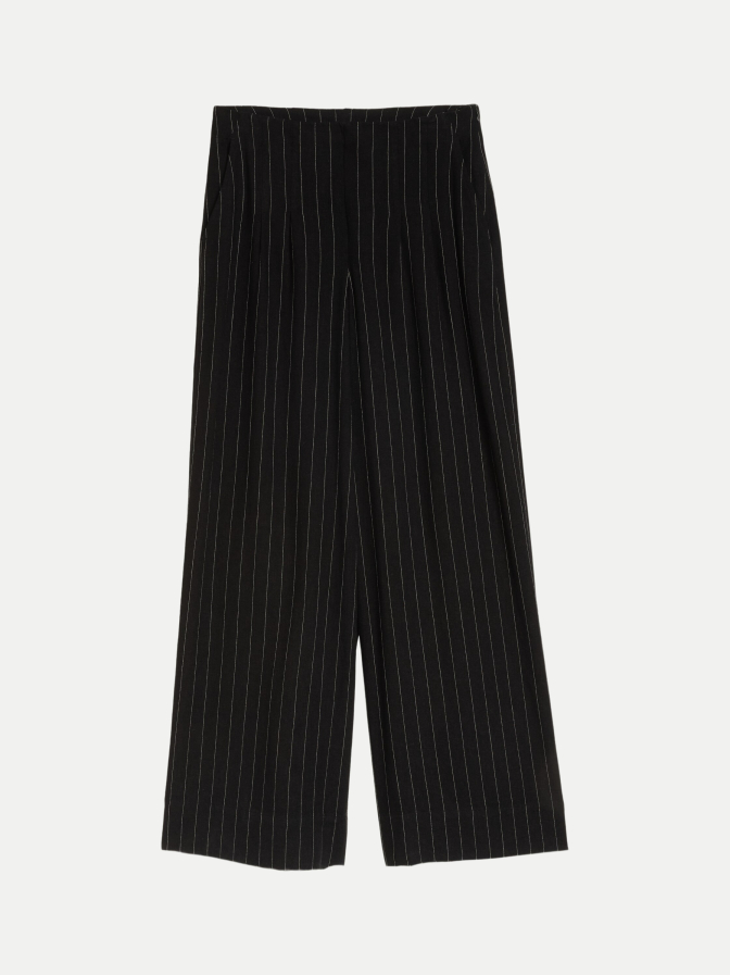 Tom Tailor Denim Wide- Leg Hose mit Leinenanteil bei Robert Ley