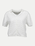 Robert Ley Strickjacke mit Polokragen 100-superwhite bei Robert Ley