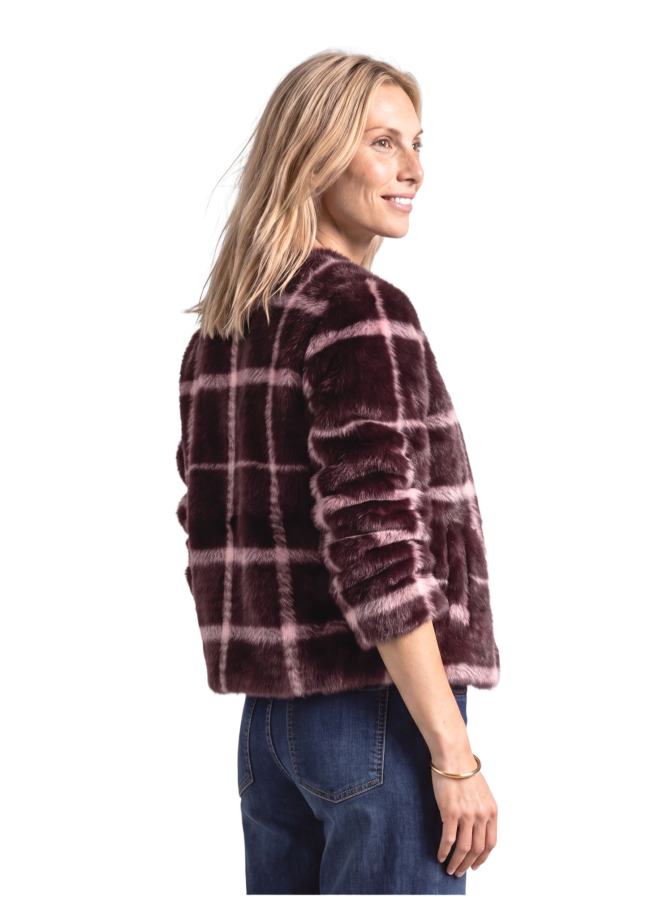 Street One Jacke aus Fake-Fur mit Muster bei Robert Ley