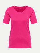 Cecil Basic T-Shirt Style Lena 17492-beetroot pink bei Robert Ley
