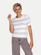 Zhrill Kurzarm-Pullover ZHCORA 182-grey bei Robert Ley