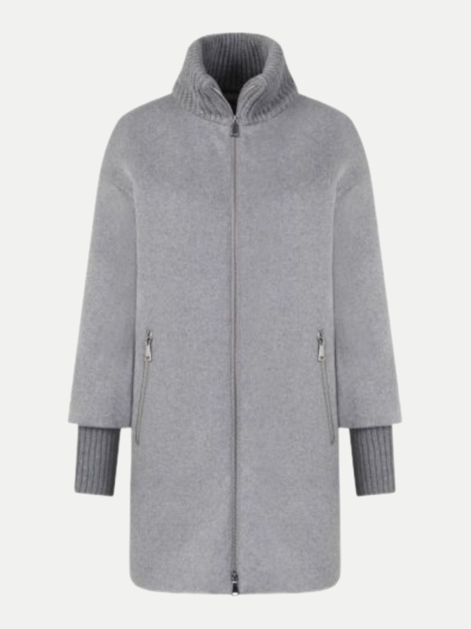White Label Kurzmantel mit Strickkragen bei Robert Ley
