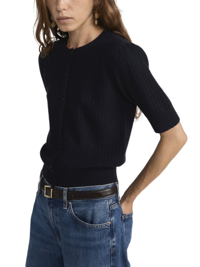 Frame Kurzarm-Strickjacke bei Robert Ley