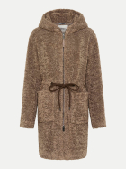 Brax Teddyfellmantel YASMIN 50-DARK CHOCOLATE bei Robert Ley