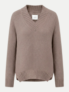 LU REN Kaschmir-Pullover Deene mit Seidenanteil natural twine bei Robert Ley