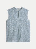 Marc O'Polo Ärmellose Bluse 4930-Medium Blue_Multi_03 bei Robert Ley