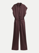 Opus Satin Jumpsuit Mendie Night 40039-dark grape bei Robert Ley