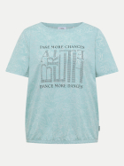 Cecil T-Shirt mit Schriftzug 37724-crystal mint bei Robert Ley