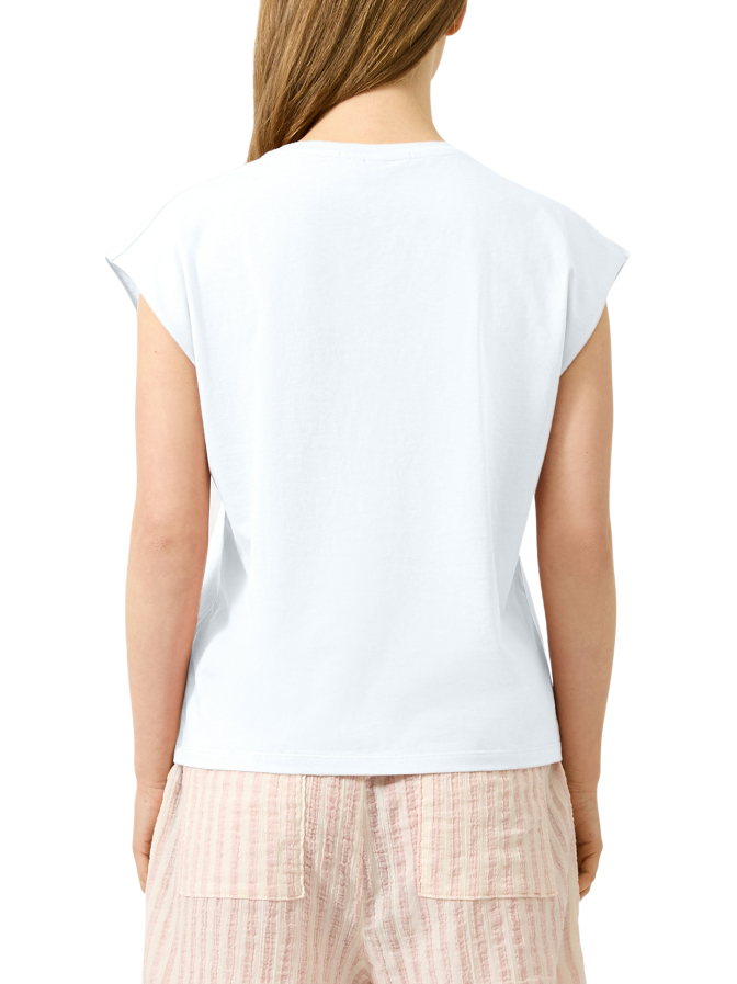 Q/S designed by T-Shirt mit überschnittener Schulter bei Robert Ley