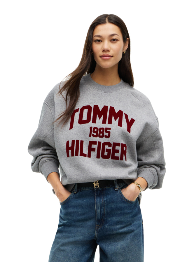 Tommy Hilfiger Sweatshirt VARSITY FLOCK bei Robert Ley