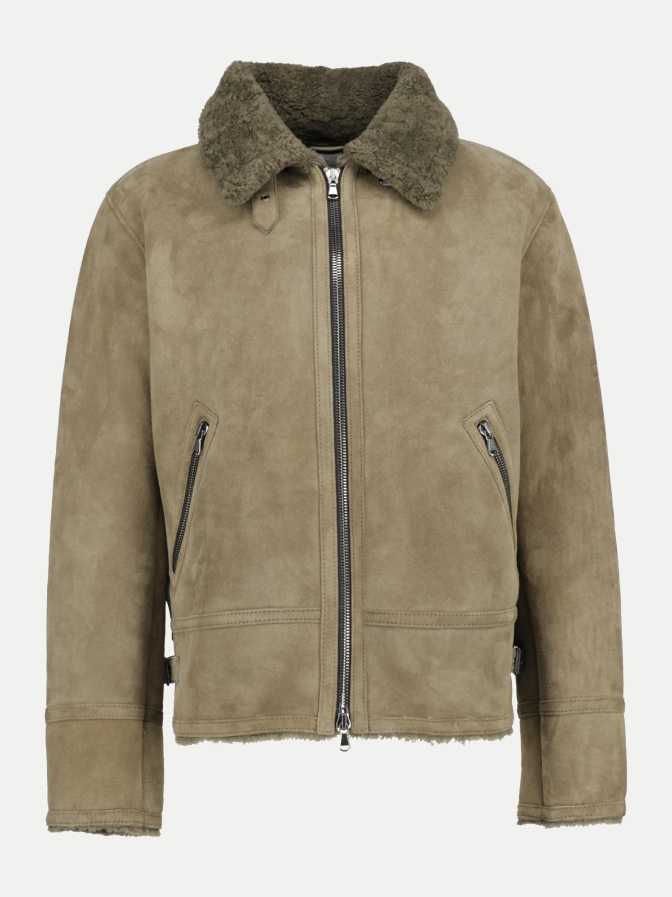 Werner Christ Lammfelljacke bei Robert Ley