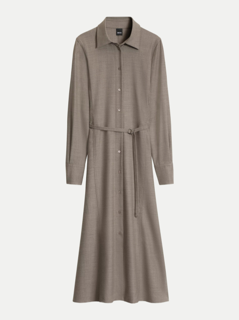 BOSS Black Hemdblusenkleid Dannel mit Gürtel bei Robert Ley