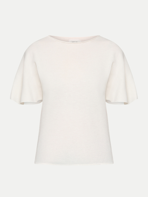 Cartoon T-Shirt mit Rüschenärmel bei Robert Ley