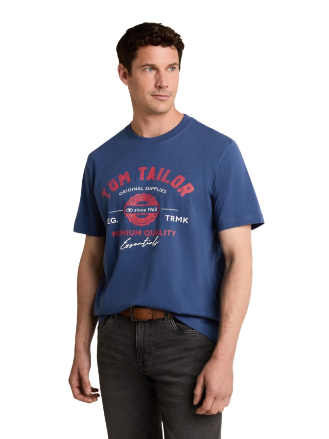 Tom Tailor Casual T-Shirt mit Logoprint bei Robert Ley