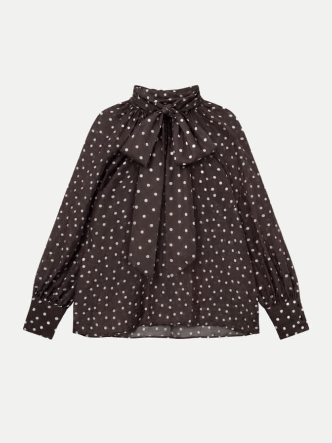 SoSue Bluse Dotty Bow bei Robert Ley