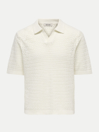 Only & Sons Polo 193799-Cloud Dancer bei Robert Ley