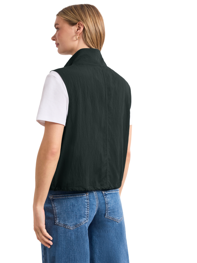 Street One Weste mit Zipper und Tunnelzug bei Robert Ley