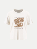 Fynch-Hatton T-Shirt mit Frontprint 122-MILK bei Robert Ley