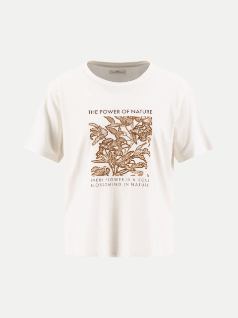 Fynch-Hatton T-Shirt mit Frontprint bei Robert Ley