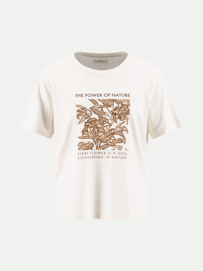 Fynch-Hatton T-Shirt mit Frontprint bei Robert Ley