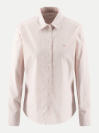 Fynch-Hatton Oxfordbluse mit Streifen und 421-SILKY ROSE bei Robert Ley