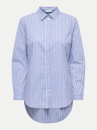 JDY Regular-Fit Hemd Mio 193179019-Cashmere Blue/CLOUD DANCER AND BROW bei Robert Ley