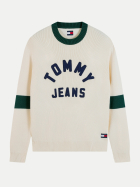 Tommy Jeans Pullover mit Logo-Applikation AEF-BEIGE bei Robert Ley