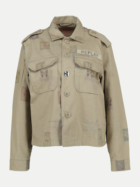 REPLAY Overshirt mit Backprint bei Robert Ley
