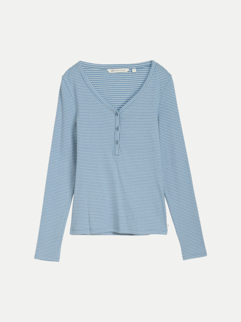 Tom Tailor Denim Langarmshirt mit Streifenmuster bei Robert Ley