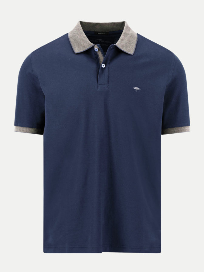 Fynch-Hatton Poloshirt mit Kontrastdetails bei Robert Ley