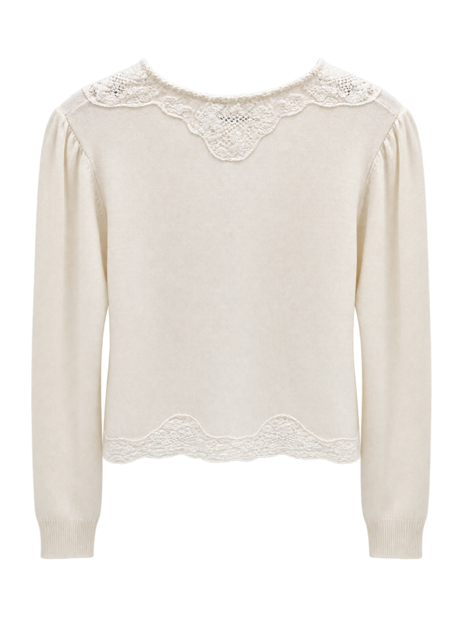 Rixo Strickjacke Tassia mit Spitze bei Robert Ley