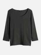 someday Basic Shirt Kirosa 30044-midnight olive bei Robert Ley