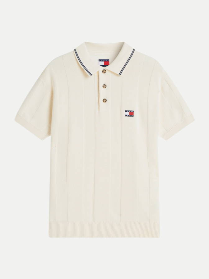 Tommy Jeans Strukturiertes Poloshirt bei Robert Ley