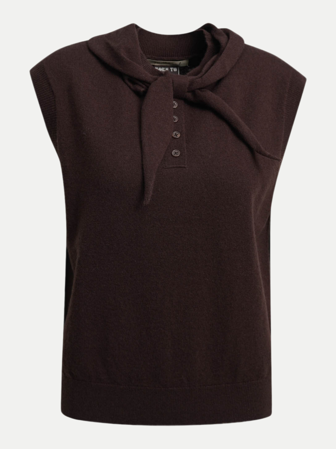 Smith & Soul Strickweste mit Schalkragen bei Robert Ley